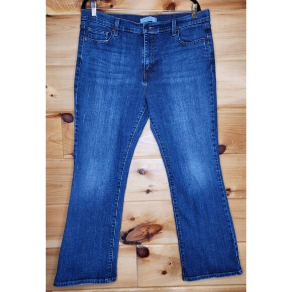 Levi Strauss And Co 515 Womens Boot Cut Blue Denim Jeans Size 16 - Picture 14 of 16
